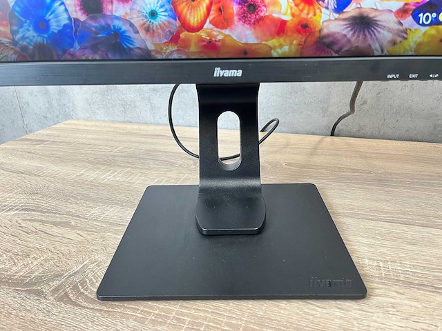 2x iiyama prolite - 24" monitor op voet - hdmi, dp, usb-c - afbeelding 5 van  10