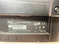 2x iiyama prolite - 24" monitor op voet - hdmi, dvi, vga - afbeelding 3 van  14