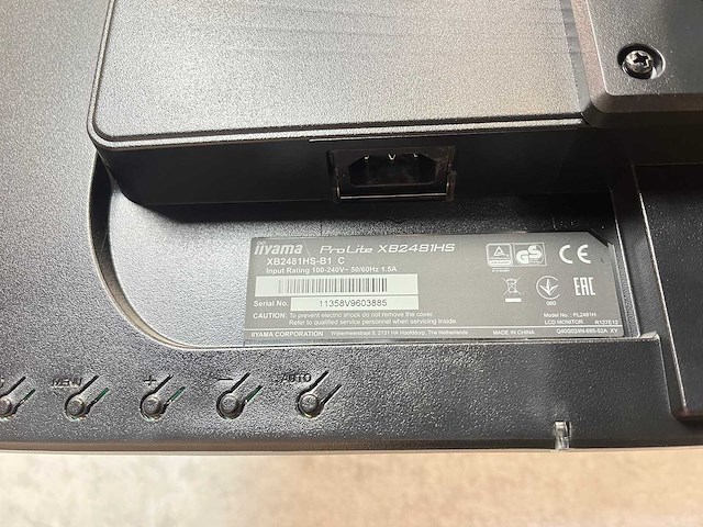 2x iiyama prolite - 24" monitor op voet - hdmi, dvi, vga - afbeelding 3 van  4