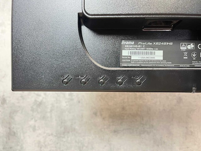 2x iiyama prolite - 24" monitor op voet - hdmi, dvi, vga - afbeelding 12 van  14