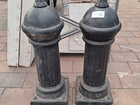 2x ijzeren decoratiepaal - afbeelding 1 van  9
