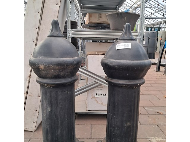 2x ijzeren decoratiepaal - afbeelding 2 van  9