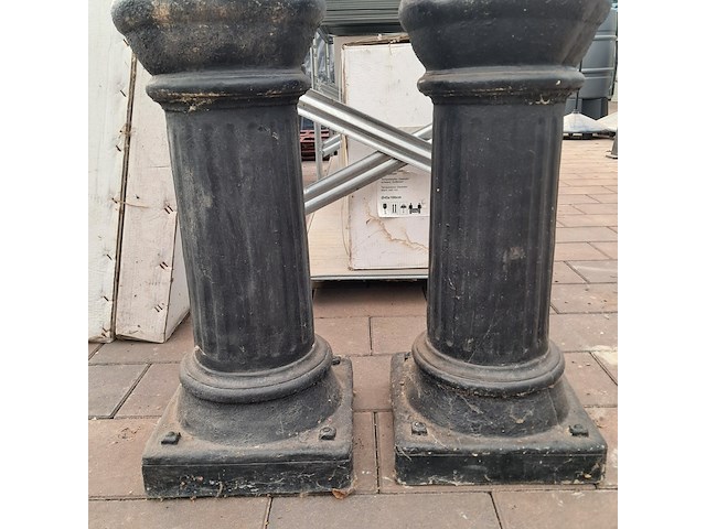 2x ijzeren decoratiepaal - afbeelding 3 van  9