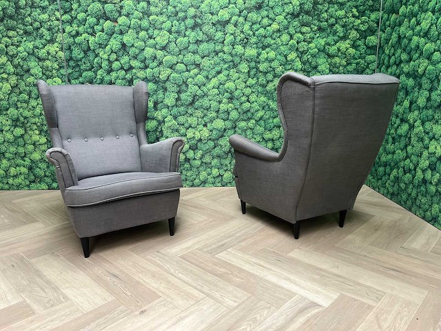 2x ikea strandmon - oorfauteuil - afbeelding 1 van  8