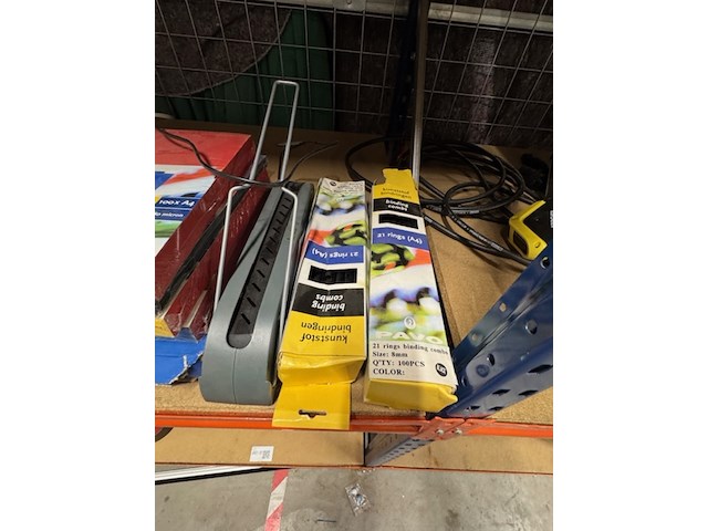 2x inbindmachine rexel, met toebehoren - afbeelding 4 van  4