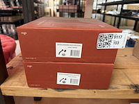 2x inbouw wastafelmengkraan 2-gats met coldstart mat zwart regn - afbeelding 2 van  3