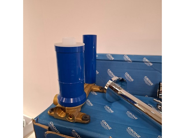 2x inbouwkraan grohe, essence new, chroom - afbeelding 2 van  7