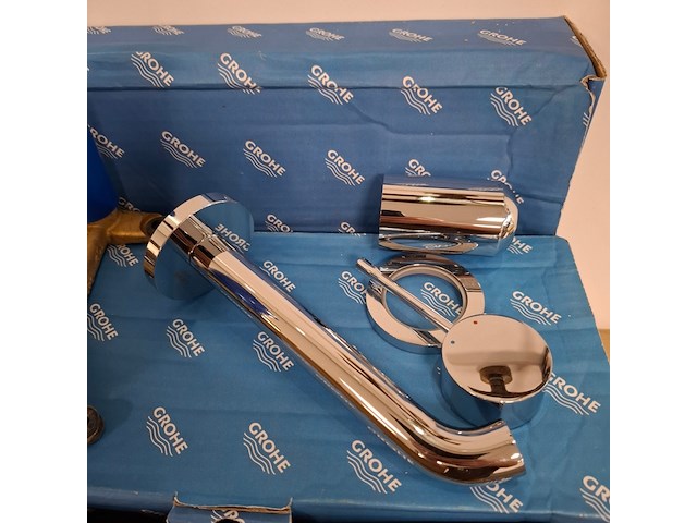 2x inbouwkraan grohe, essence new, chroom - afbeelding 3 van  7
