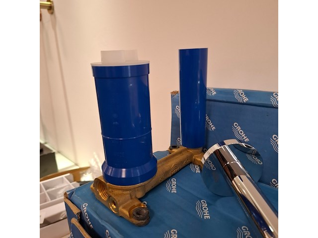 2x inbouwkraan grohe, essence new, chroom - afbeelding 5 van  7