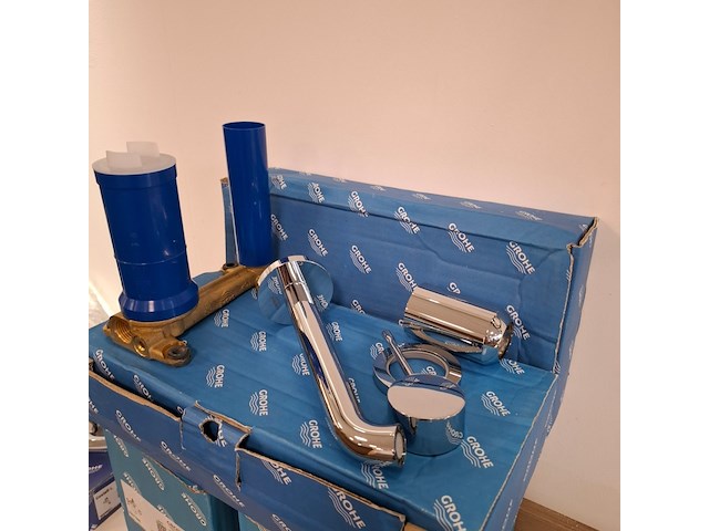 2x inbouwkraan grohe, essence new, chroom - afbeelding 7 van  7