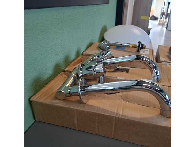 2x inbouwkraan supergrif, chroom - afbeelding 4 van  7