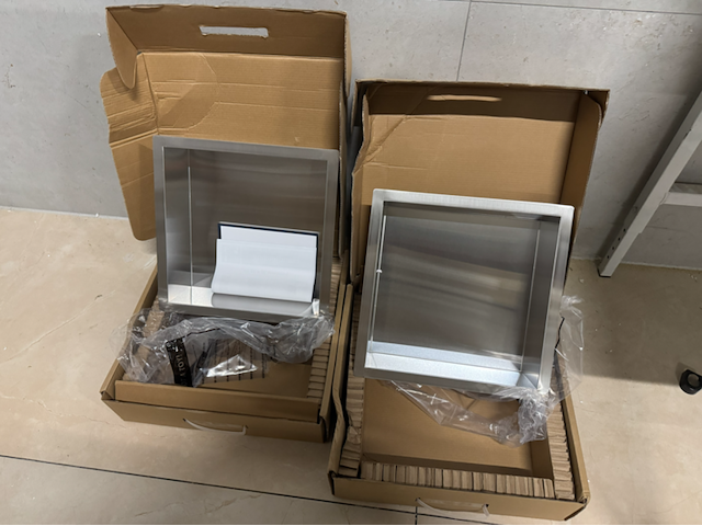 2x inbouwnis , wb, 33.3418 - afbeelding 1 van  4