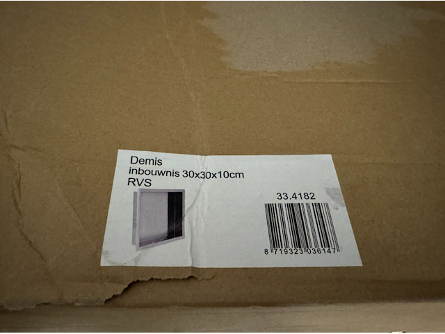 2x inbouwnis , wb, 33.3418 - afbeelding 2 van  4