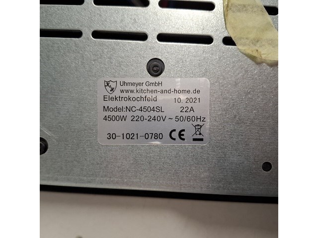 2x inductiekookplaat en magnetronoven, inventum - afbeelding 14 van  14