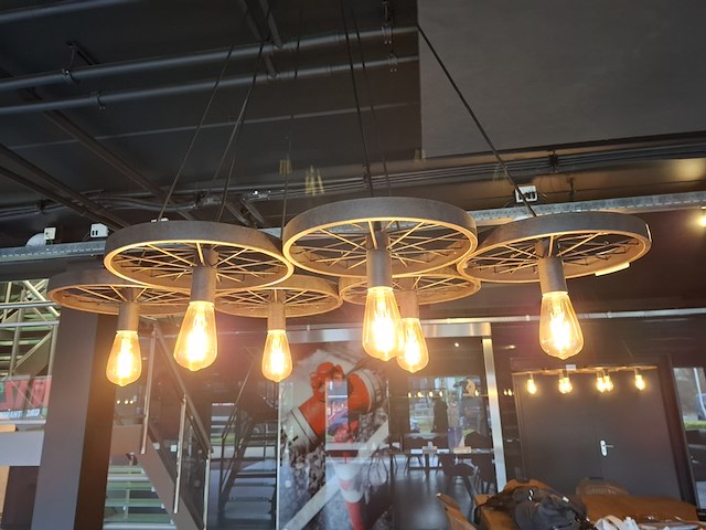 2x industriële plafondlamp - afbeelding 1 van  6