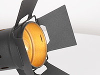 2x industriële tafellamp met e27 fitting, mexlite, carré 3380zw, zwart, 2026 - afbeelding 2 van  5