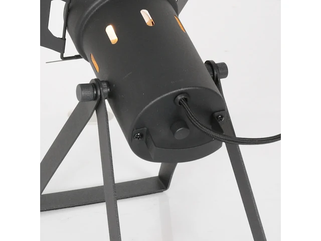 2x industriële tafellamp met e27 fitting, mexlite, carré 3380zw, zwart, 2026 - afbeelding 5 van  5