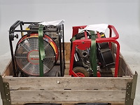 2x industriële ventilator, o.a fanergy