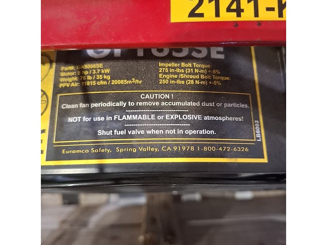 2x industriële ventilator, o.a fanergy - afbeelding 7 van  10