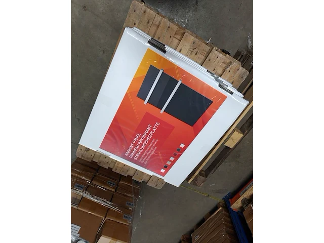 2x infrarood paneel, ecosun, type gs | glas, 60x60 cm, wit, 2025 - afbeelding 2 van  4