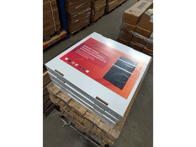 2x infrarood paneel, ecosun, type gs | glas, 60x60 cm, zwart, 2025 - afbeelding 2 van  4