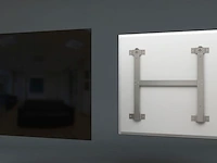 2x infrarood paneel, ecosun, type gs | glas, 60x60 cm, zwart, 2025 - afbeelding 5 van  5