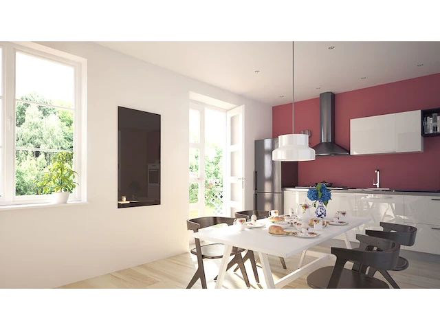 2x infrarood paneel, ecosun, type gs | glas, 80x120 cm, zwart, 2025 - afbeelding 5 van  5