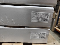 2x infrarood paneel glas 60 x 60 cm, ecosun, type gs, zwart, 2025 - afbeelding 3 van  3