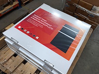2x infrarood paneel glas 60 x 60 cm, ecosun, type gs, zwart, 2025 - afbeelding 1 van  3