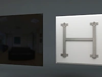 2x infrarood paneel glas 60 x 60 cm, ecosun, type gs, zwart, 2025