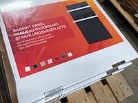 2x infrarood paneel spiegel 60 x 60 cm, ecosun, type gs, spiegel, 2025