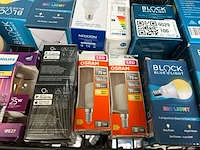 2x inhoud stellingvak w.o. led lampen, w.o. osram, philips, noxion - afbeelding 9 van  10
