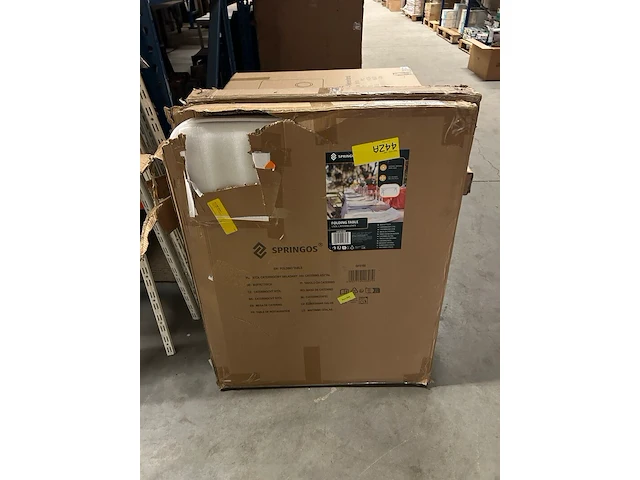 2x inklapbare cateringtafel springos - afbeelding 1 van  3
