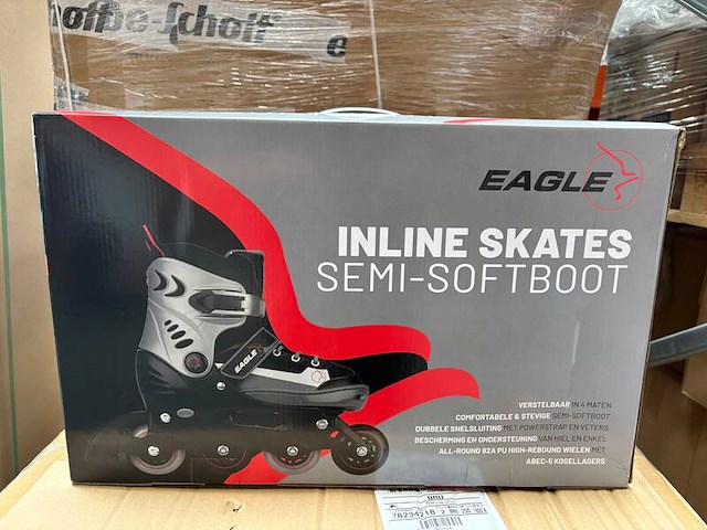 2x inline skates - paar eagle, 34-37 - afbeelding 1 van  3