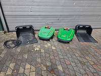 2x john deere - e5 serie - robotmaaier + laadstation - afbeelding 1 van  9