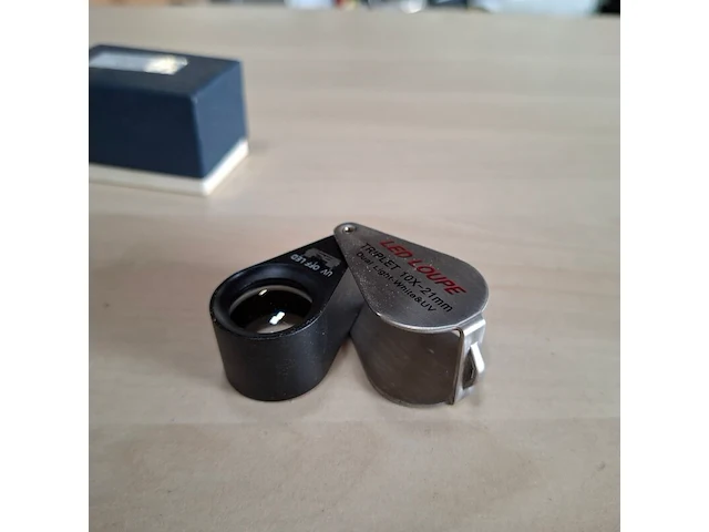 2x juweliersloep met lens met 6x reiscompas - afbeelding 2 van  8