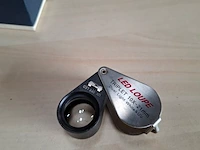 2x juweliersloep met lens met 6x reiscompas - afbeelding 3 van  8