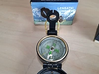 2x juweliersloep met lens met 6x reiscompas - afbeelding 6 van  8