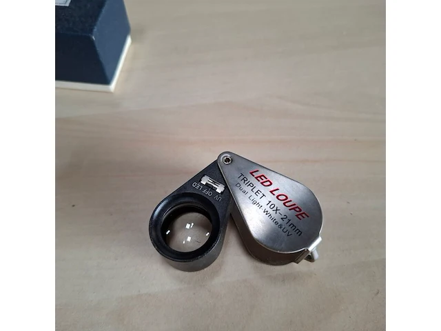 2x juweliersloep met lens met reiscompas - afbeelding 3 van  8