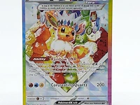 2x kaart, pokémon, eevee ex svp en 174 promo rainbow dna, 2025 - afbeelding 6 van  9
