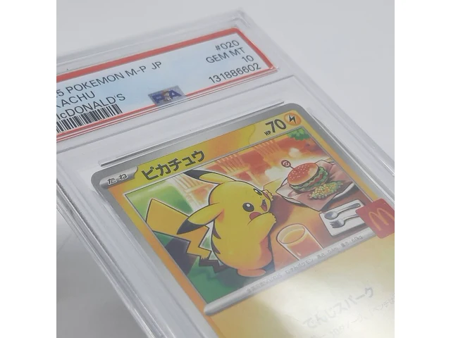 2x kaart, pokémon, pickachu mcdonalds promo 020/m-p, 2025 - afbeelding 6 van  11