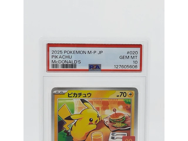 2x kaart, pokémon, pickachu mcdonalds promo 020/m-p, 2025 - afbeelding 10 van  11