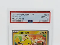2x kaart, pokémon, pickachu mcdonalds promo 020/m-p, 2025 - afbeelding 10 van  11