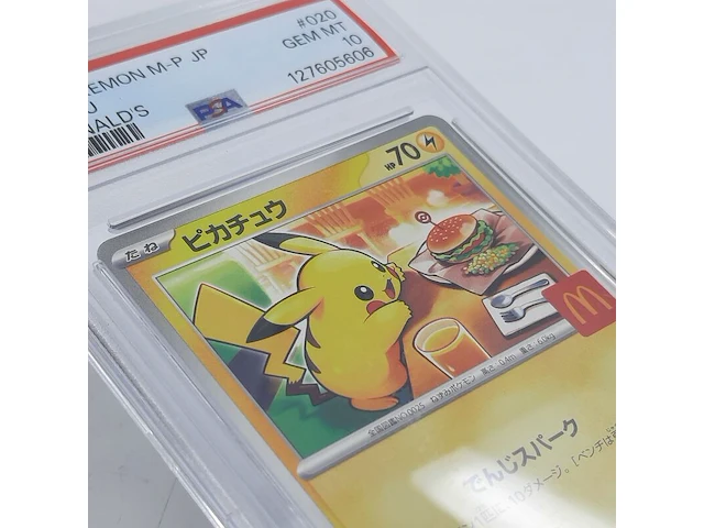2x kaart, pokémon, pickachu mcdonalds promo 020/m-p, 2025 - afbeelding 11 van  11