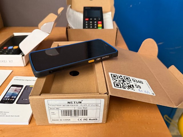 2x kaartlezer/kopieerapparaat, 1x handscanner, netum, xixei, nexgo - afbeelding 2 van  7