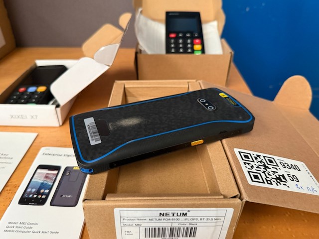 2x kaartlezer/kopieerapparaat, 1x handscanner, netum, xixei, nexgo - afbeelding 4 van  7