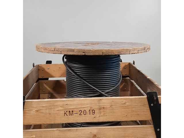2x kabel op houten haspel, o.a. draka - afbeelding 2 van  6