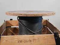 2x kabel op houten haspel, o.a. draka - afbeelding 2 van  6