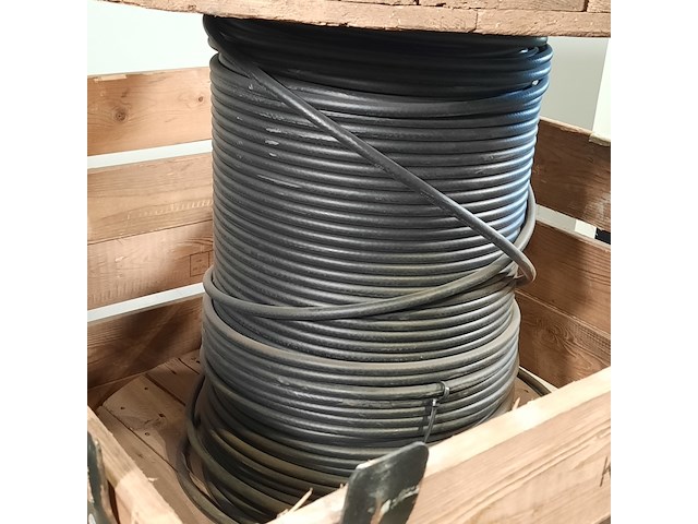 2x kabel op houten haspel, o.a. draka - afbeelding 3 van  6