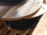 2x kabel op houten haspel, o.a. draka - afbeelding 6 van  6